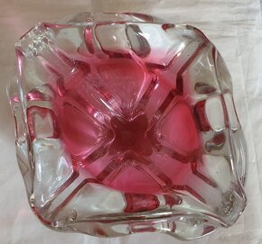 popelníky: vintage těžké sklo a porcelán - 4