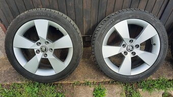 Originál ALU Škoda Denom 5x112 R17 kompletní sada - 4
