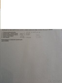 lis vřetenový třecí  ZDAS, typ LF 450 - 850 - 4