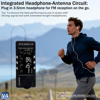 AMNVOLT V4 mini - full band radio - 4