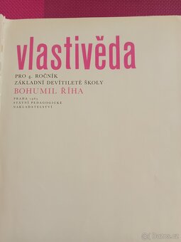 Pro sběratele: Vlastivěda pro 4. třídy ZŠ z roku 1965 - 4