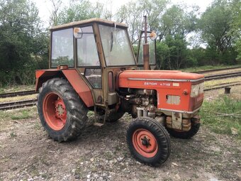 Zetor 4718 krásně/vzácně zachovalý stav, plná závaží - 4