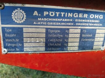 Prodám sběrací vůz pottinger 15 - 4