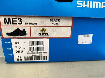 cyklistické tretry Shimano velikost 40-41 - 4