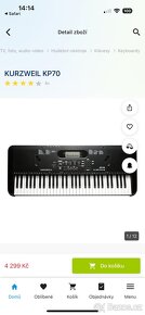 Elektrické piano Kurzweil KP70 - 4