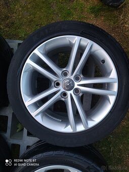 ALU KOLA OPEL INSIGNIA - r18 + LETNÍ PNEU 245/45/ZR18 -4 ks - 4