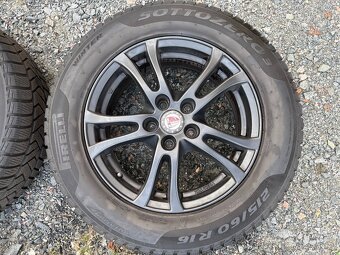 215/60r16 ZIMNÍ SADA FIAT 500X 5x110 6.5jx16 ET38 4-5mm - 4