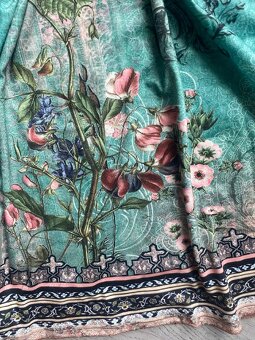 Krásné nové šaty květinové velikost 44/XXL - 4