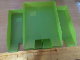 Plastový organizér na stůl- zelený - 4