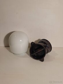 2x nástěnná industriální bakelitová lampa lampička - 4