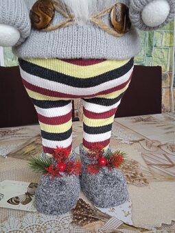 Vánoční skřítek 56 cm - 4