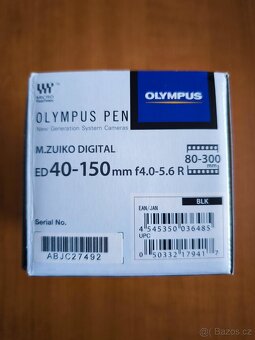 Olympus M.Zuiko ED 40-150/4-5.6 R MSC Black TOP STAV - 4