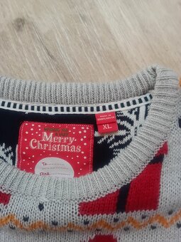 PĚKNÝ VÁNOČNÍ SVETR XL - 4