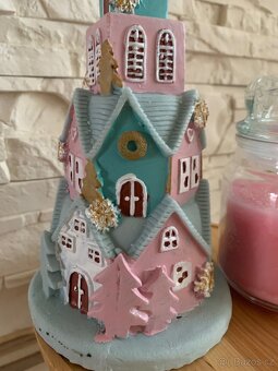 Vánoční dekorace. Set 2. Svíčka a dekorace - 4