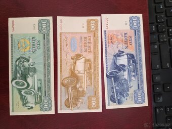 SADA 12 ks PAMĚTNÍCH BANKOVEK AUTOMOBILU "ZAPADLÍK" - 4