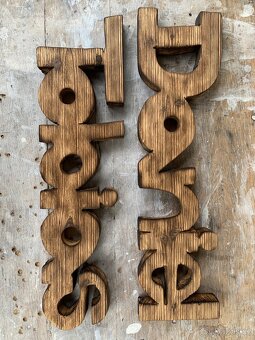 🌟 Exkluzivní ručně vyřezávané nápisy – unikátní vánoční 🎁 - 4