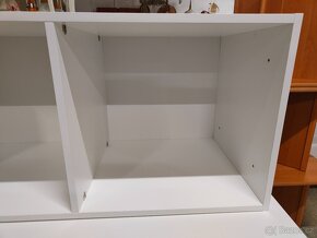 Regál se stolem bílý - 4