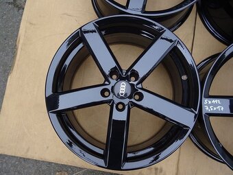 Alu disky černé na Audi, VW, 17", 5x108, ET 44, šíře 7,5J - 4