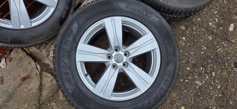 Alu kola R18, 5x112 Audi Q7, zimní pneu 255/60 - 4