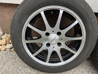 ALU 4x108, 15" + letní 185/60/R15 , CITROEN, PEUGEOT - 4