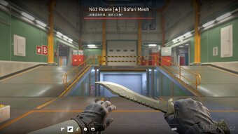 CS:GO 2 skin Nůž Bowie Safari Mesh Povrch: Lehce opotř - 4