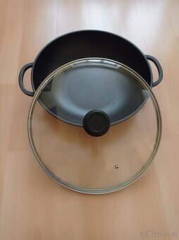 Wok pánem 32 cm, top stav - 4