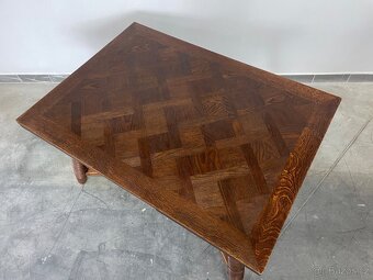 Masivní designový historický stůl - 4