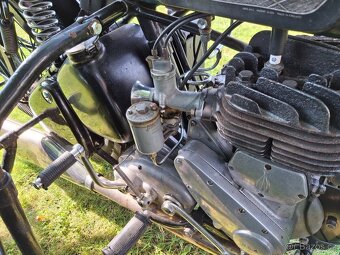 BSA m20 r.v. 1937 sidecar, s TP a SPZ - 4