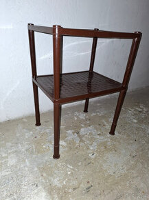 STOLEČEK plastový - odkládací stolek s poličkou 40x30-78cm - 4