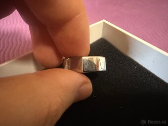 Oura Ring 3. generace – stříbrný, styl Heritage - 4