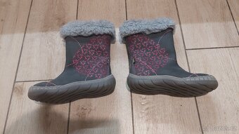 Šedé kožené kozačky vel. 27, zn. Fare - 4