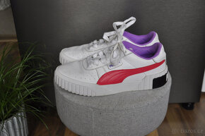 bílé kožené tenisky Puma vel. 38 - 4