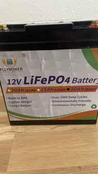 FLLYROWER 12V LiFePO4 baterie 30Ah – dlouhá životnost - 4