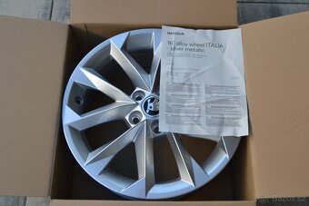 4ks NOVÉ orig.alu disky R16 Škoda Kamiq/Scala, S.Arona 5x100 - 4