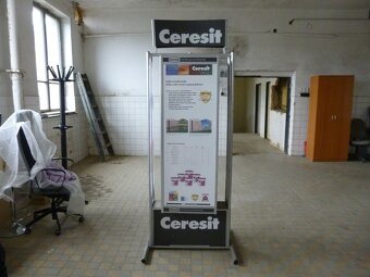 Otáčecí reklama, BANNER - ANTICORO nerez ocel - 4