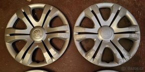 4 kusy poklice Škoda Fabia 15" - 4