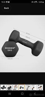 Činky 2x5 kg - 4