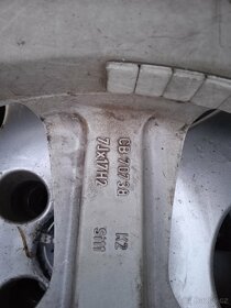ALU kola Borbet 7Jx17H2, 4x98, ET 38,pro Fiat, Lancia apod.. - 4