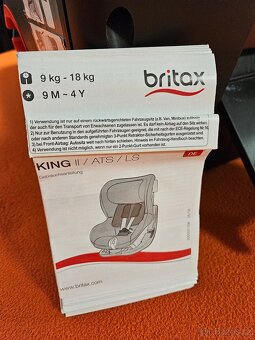 Autosedačka Britax 9-18kg , 9měs-4roky jako nová - 4
