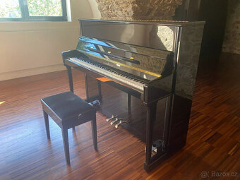Schimmel piano, 120 cm vysoké, černé, vysoký lesk, použité, - 4
