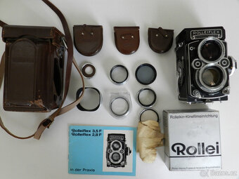 Fotoaparát Rolleiflex Carl Zeiss Planar 12,8 80 mm 2,8F 2,8F - 4