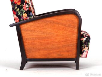 Starožitné křeslo výroba 1930-1940, pěkný stav. - 4