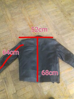 Kožená motorkářská bunda - 4