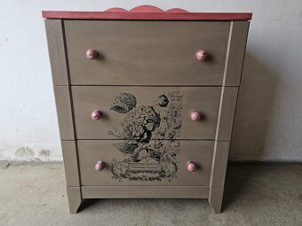 Komoda a vitrína SHABBY - 4