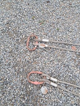 Vázací ocelová lana - dvojhák - mám 2 kusy - 4