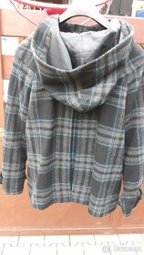 Dámský károvaný kabát Timeout vel. M - 4
