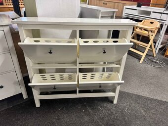Pěkný 4 šuplíkový botník Ikea Hemnes - 4