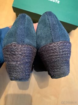 dámské tm. modré botky zn. Lacoste - vel. 38 - 4