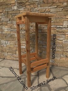 Ručně vyráběna barová stolička - 4