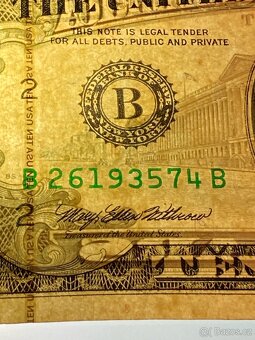 USA - Bankovka 10 Dollars 1995 - Serie B - 4